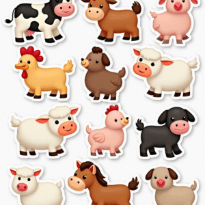 Animals & Wildlife - Sticker Sheet v27